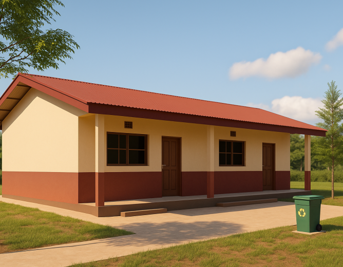 Construction d’un bloc de deux salles de classe dans les villages